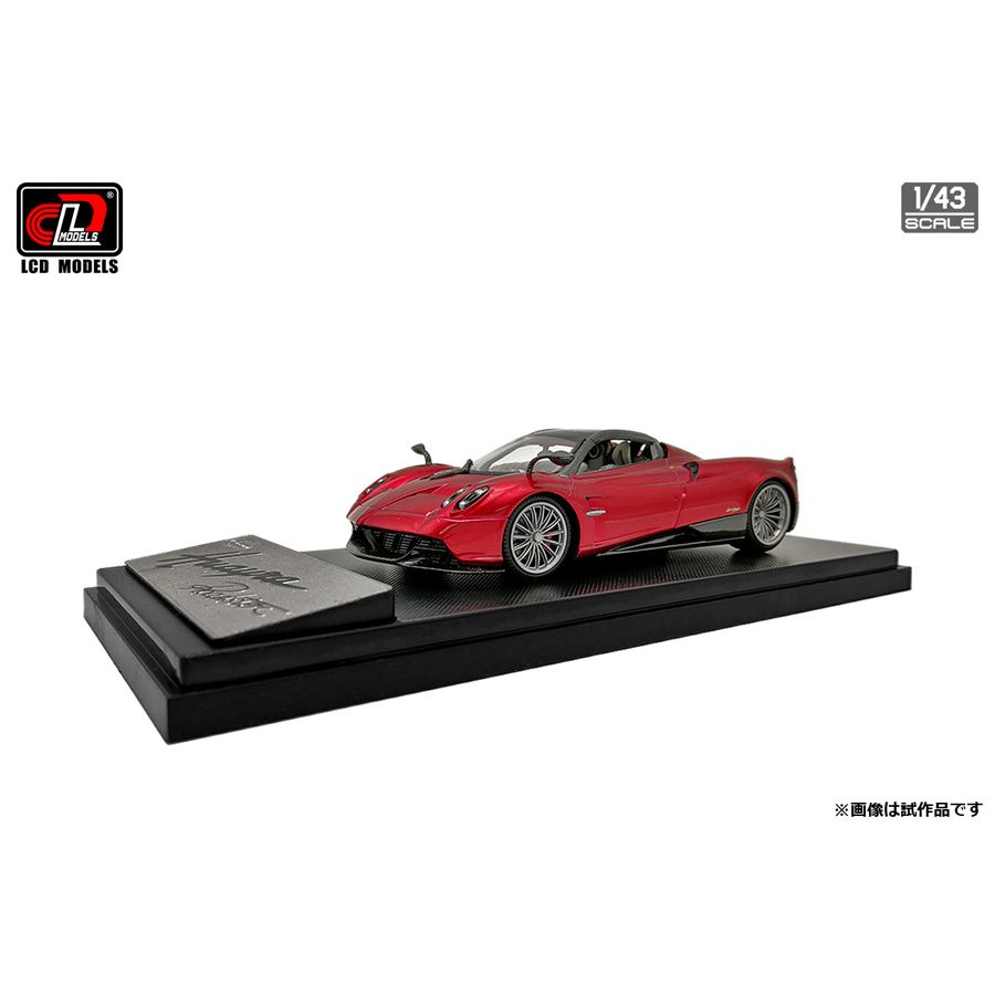 LCD Models(エルシーディーモデルズ) Pagani Huayra Roadster レッド 1/43スケール 塗装済みミニカー