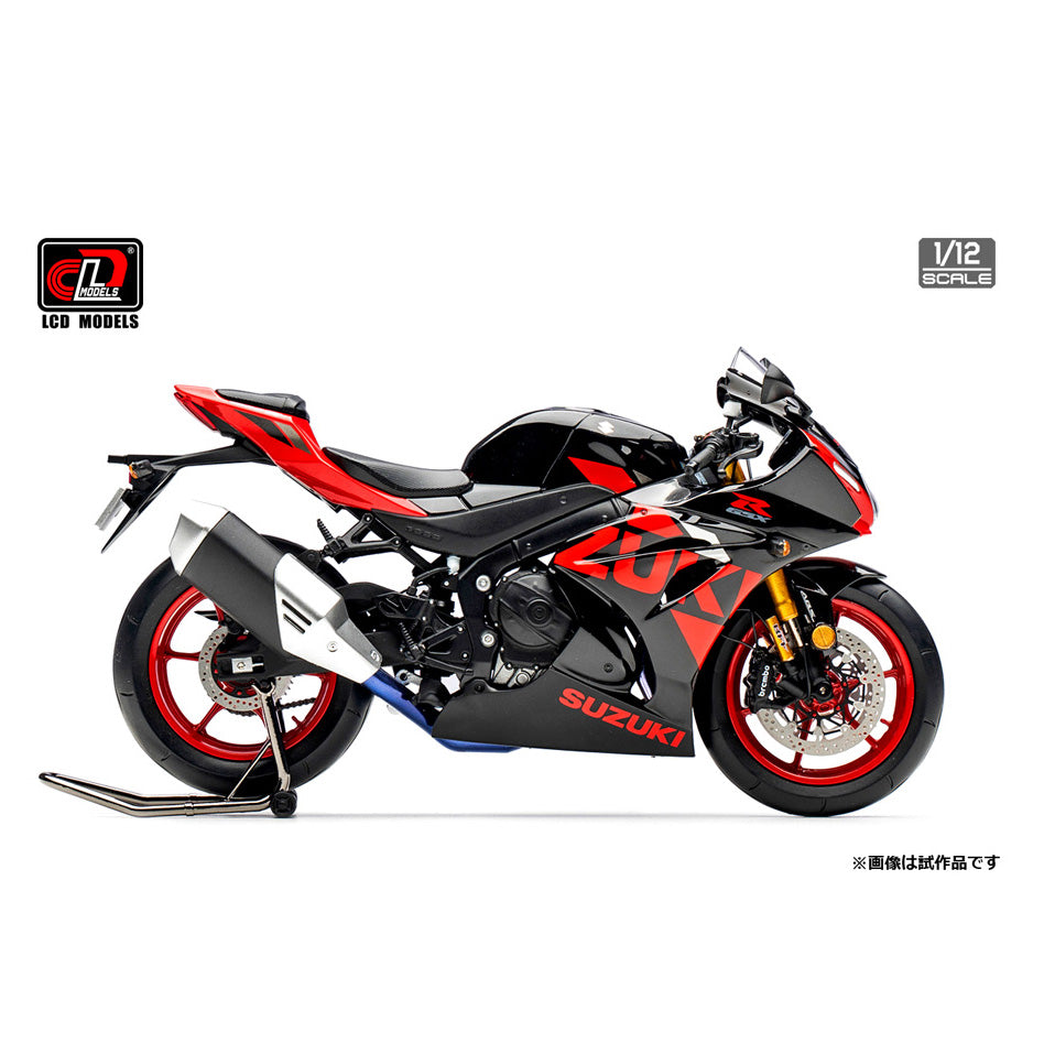 LCD Models SUZUKI GSX-R 1000R ABS (2020) ブラック／レッド 1/12スケール 塗装済みミニカー