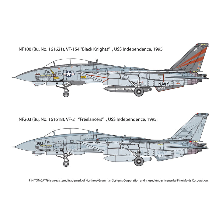 1/72 F-14AトムキャットTM “USS インディペンデンス 1995”