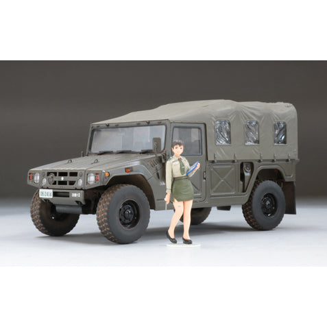 1/35 歴装ヲトメシリーズ 日向(ひなた) w/高機動車
