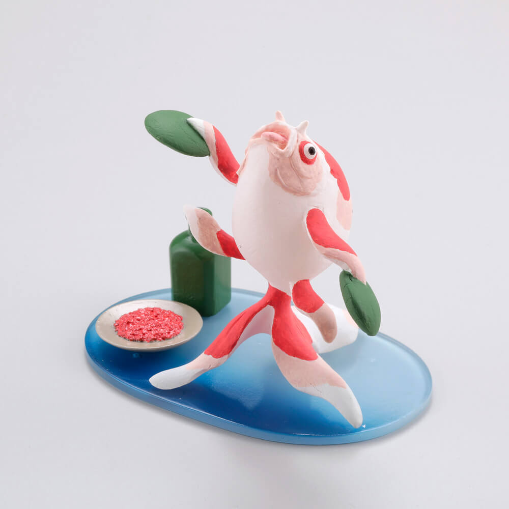[BOX販売]miniQ 歌川国芳の金魚づくし「酒のざしき」 1box6入