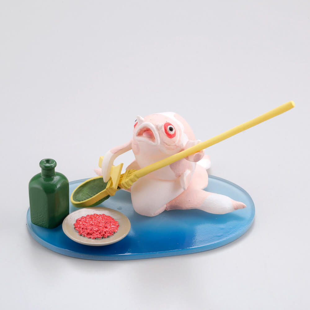 [BOX販売]miniQ 歌川国芳の金魚づくし「酒のざしき」 1box6入