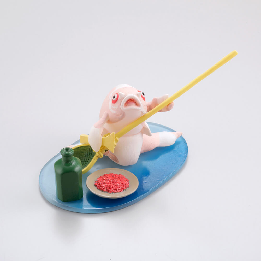 [BOX販売]miniQ 歌川国芳の金魚づくし「酒のざしき」 1box6入