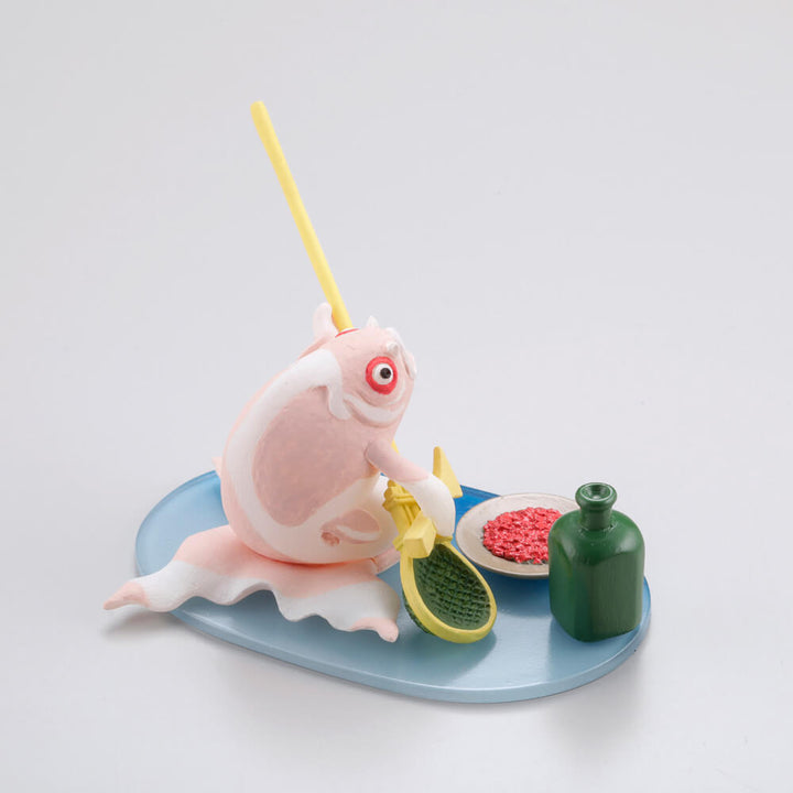 [BOX販売]miniQ 歌川国芳の金魚づくし「酒のざしき」 1box6入