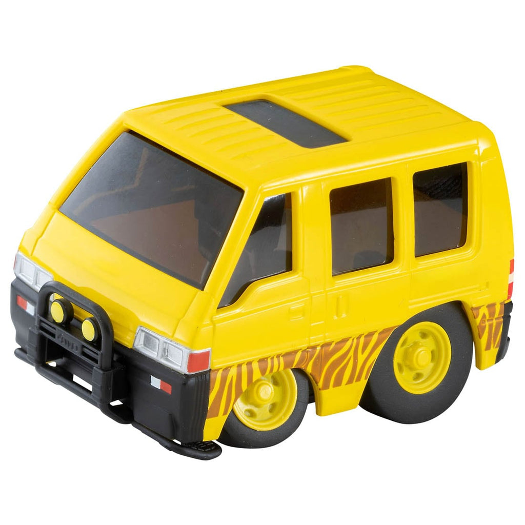 トミーテック ＱＳ－０８ａ　三菱　デリカ　スターワゴン　４ＷＤ　（黄） 塗装済みミニカー