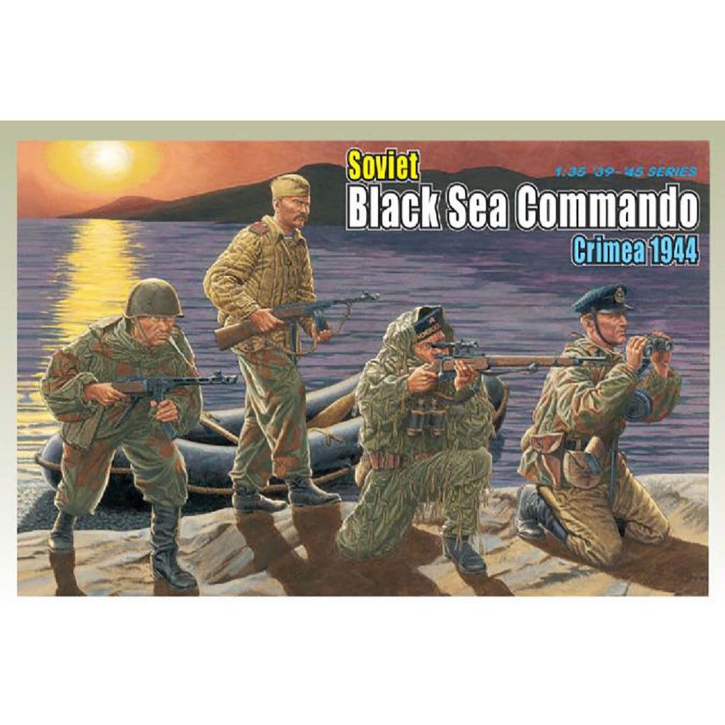 DRAGON(ドラゴン) WW.II ソビエト海軍 歩兵 偵察作戦 クリミア1944 1/35スケール 未塗装組立キット