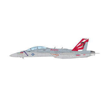 プラッツ/イタレリ 1/48 アメリカ海軍 電子戦機 EA-18G グラウラー 三沢 2021 CAGバード VAQ-132 スコーピオンズ 1/48スケール 塗装済みプラモデル