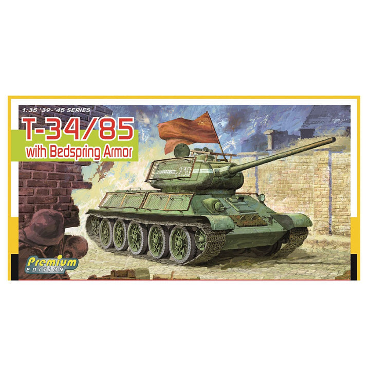 1/35 WW.II ソビエト軍 T-34/85 ベッドスプリングアーマー装備 マジックトラック付属