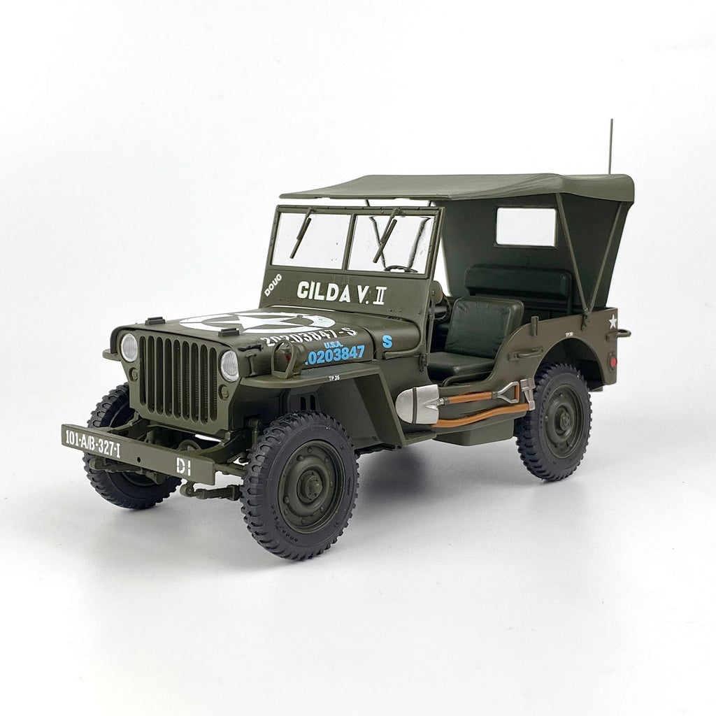 IT ALERI(イタレリ) アメリカ軍 1/4トン 4×4トラック 80周年記念 塗装用ステンシルシート付属【再生産】 1/24スケール 未塗装組立キット