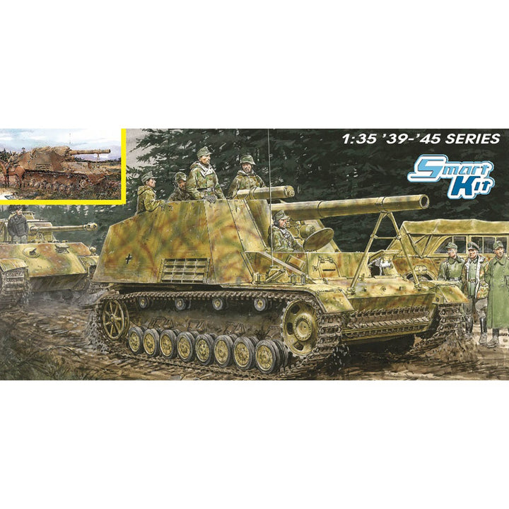 1/35 WW.II ドイツ軍 Sd.Kfz.165 フンメル初期生産型/後期生産型 2in1 アルミ砲身＆マジックトラック付属
