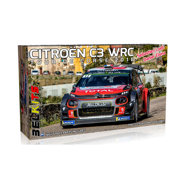 1/24 シトロエン C3 WRC 2018 ツール・ド・コルス(ターマック仕様)