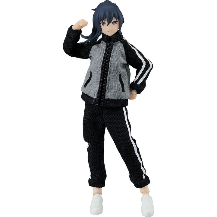 figma Styles 女性body(マコト)with ジャージ セットアップ+ジャージスカートコーデ