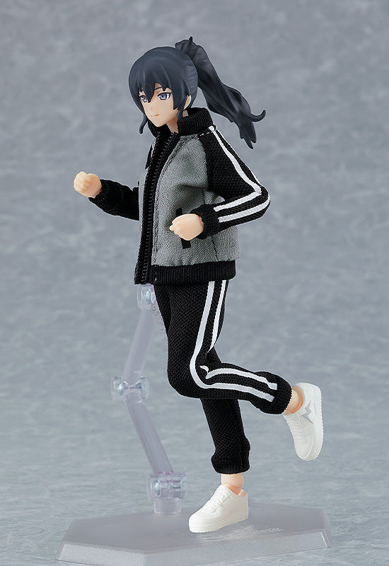 figma Styles 女性body(マコト)with ジャージ セットアップ+ジャージスカートコーデ