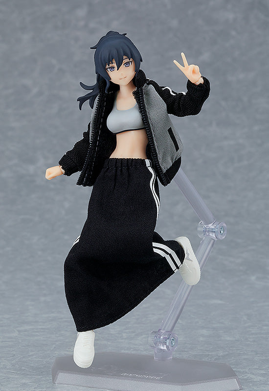 figma Styles 女性body(マコト)with ジャージ セットアップ+ジャージスカートコーデ