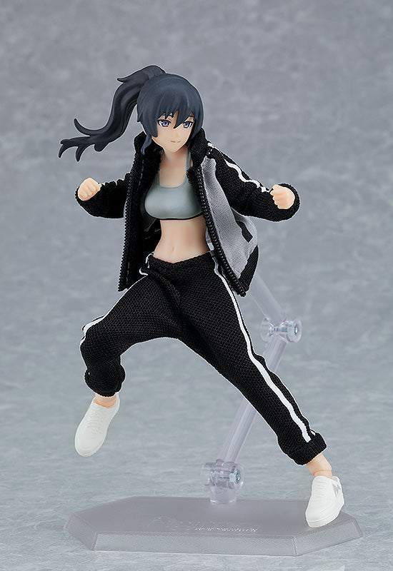 figma Styles 女性body(マコト)with ジャージ セットアップ+ジャージスカートコーデ