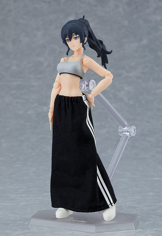 figma Styles 女性body(マコト)with ジャージ セットアップ+ジャージスカートコーデ