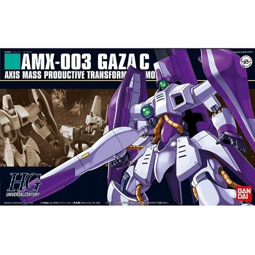 AMX-003 ガザC ハマーン・カーン専用機 HGUC 1/144スケール 色分け済み組立キット