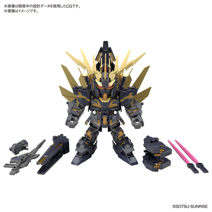 SDCS ユニコーンガンダム2号機バンシィ(デストロイモード)&バンシィ・ノルン パーツセット
