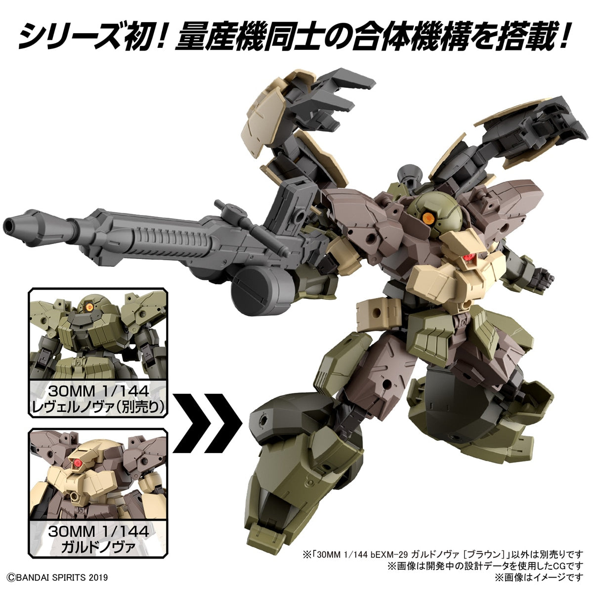 30MM bEXM-29 ガルドノヴァ 1/144スケール – SOOTANG HOBBY