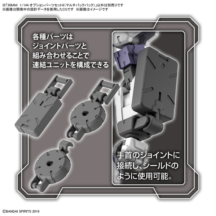 30MM オプションパーツセット8(マルチバックパック) 1/144スケール