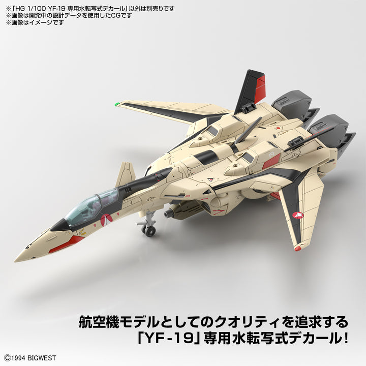 HG YF-19専用水転写デカール