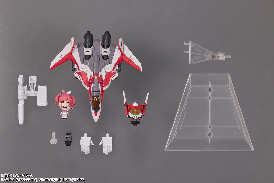 TINY SESSION VF-31C ジークフリード(ミラージュ・ファリーナ・ジーナス機) with マキナ・中島