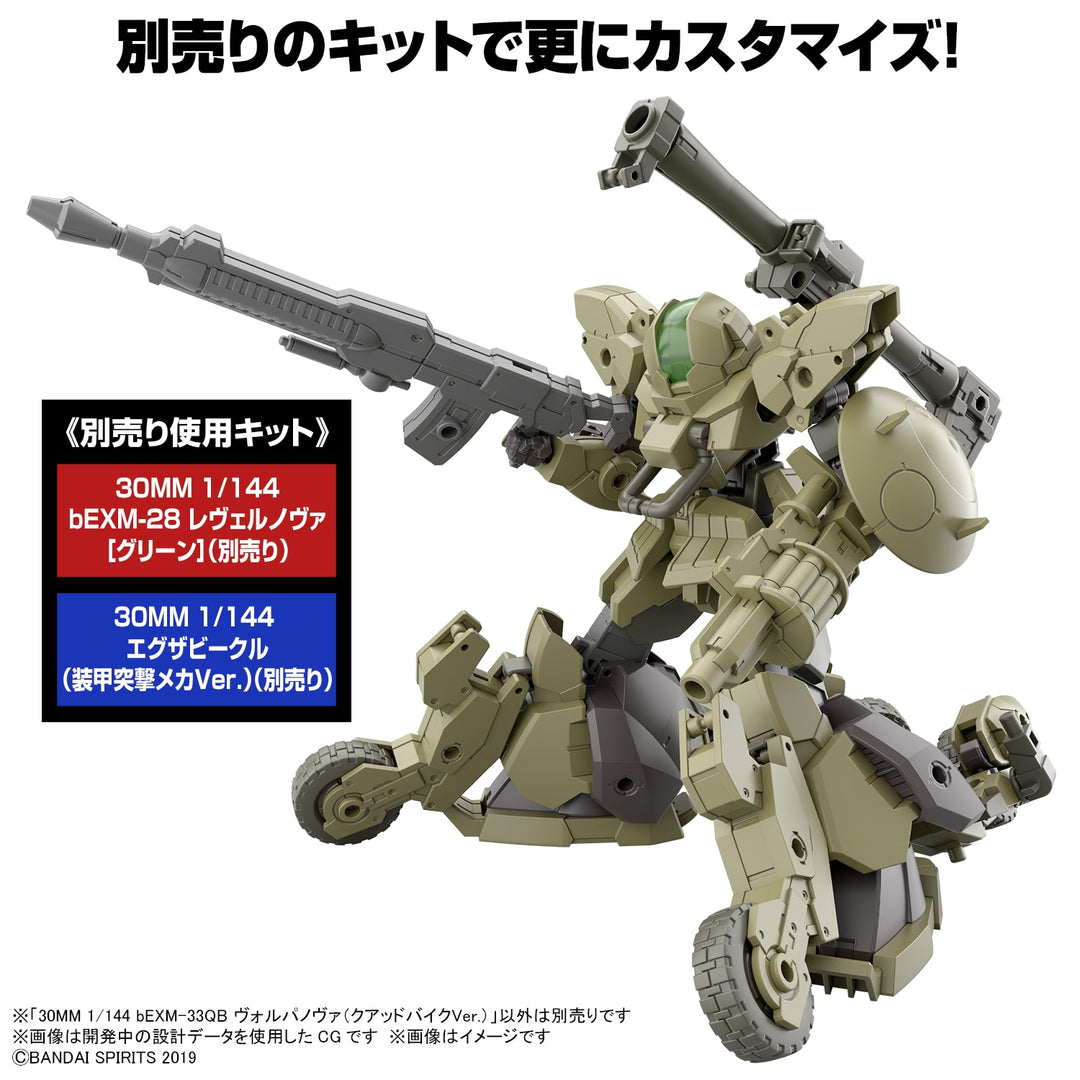 30MM bEXM-33QB ヴォルパノヴァ(クアッドバイクVer.) 1/144スケール