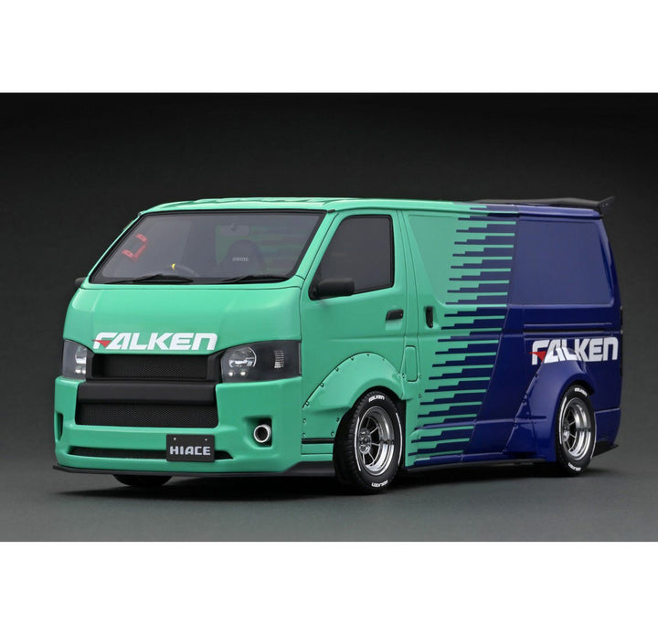 T･S･D WORKS HIACE Green/Blue (1/18 Scale)
