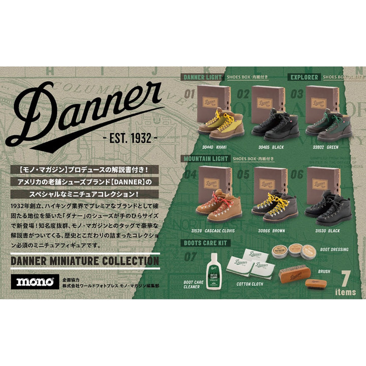 ケンエレファント ダナー ミニチュアコレクション BOX版玩具