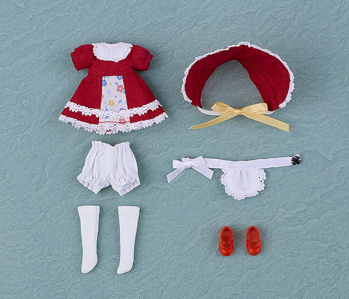 ねんどろいどどーる おようふくセット レトロワンピース(レッド)