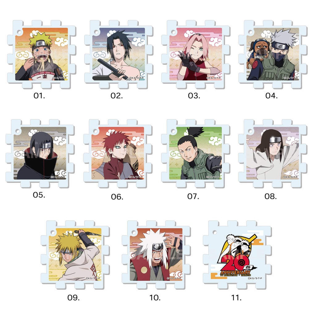 NARUTO―ナルト― BOX販売]NARUTO-ナルト-疾風伝 パズルキーホルダー /01 第1弾