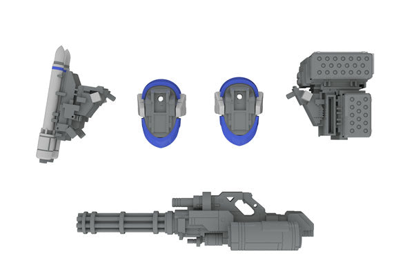 X-4+(PD-802) 装甲歩兵用 武装セット3 [武装取り付け用肩パーツ＆DRu35 MLC＆R25ロケット＆M7Aガトリング砲]