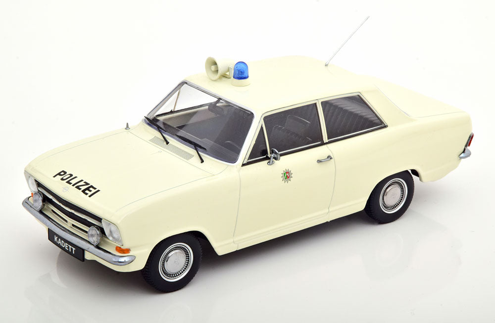 KK Scale(KKスケール) Opel Kadett B 1972 Police Germany white 1/18スケール 塗装済みミニカー