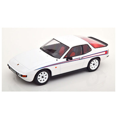 KK Scale(KKスケール) Porsche 924 Martini 1985 white/red/blue 1/18スケール 塗装済みミニカー