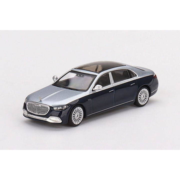 1/64 メルセデス マイバッハ S680 シーラスシルバー/ノーティカルブルーメタリック(左ハンドル)