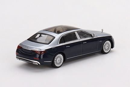 1/64 メルセデス マイバッハ S680 シーラスシルバー/ノーティカルブルーメタリック(左ハンドル)