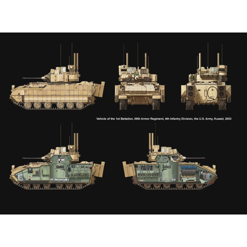 1/35 SS-004 アメリカM2A3ブラッドレーBUSK III 歩兵戦闘車