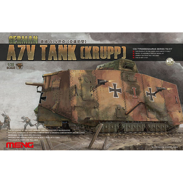 Yahoo!オークション - 完成品1/144 A7V戦車 ”ドイツ戦車 ここ