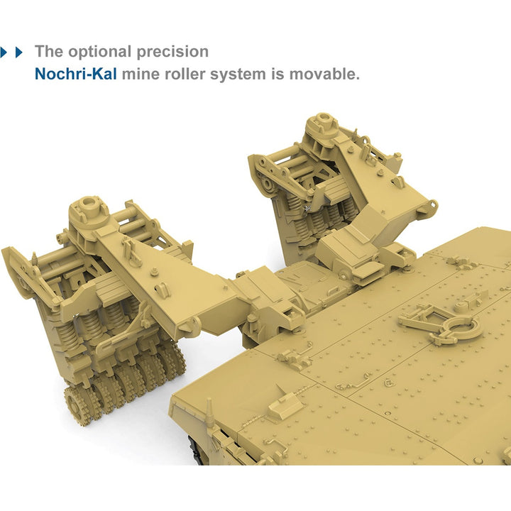 1/35 TS-049 イスラエル主力戦車メルカバMk.4/4 LIC、Nochri-Kai地雷処理システム搭載