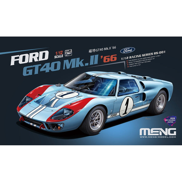 1/12 RS-001 フォードGT40 Mk.II'66(色分け) – SOOTANG HOBBY 1/12 RS-001 フォードGT40 Mk.II'66(色分け) – SOOTANG HOBBY