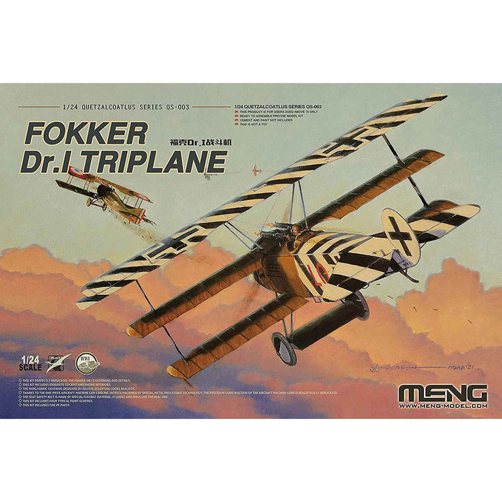 1/24 QS-003 フォッカー Dr.I戦闘機