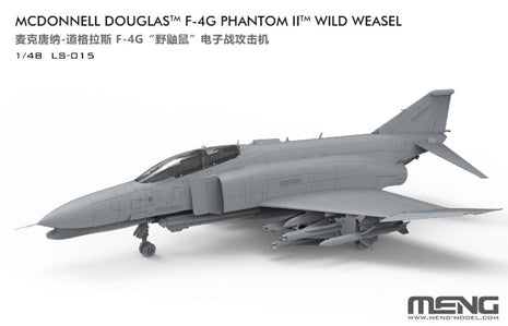 【セール商品】 F-4G ファントムII 「ワイルド・ ウィーゼル」 電子戦攻撃機 1/48スケール 未塗装組立キット