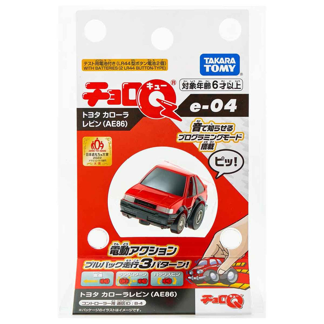 チョロQ e-04 トヨタ カローラレビン(AE86)