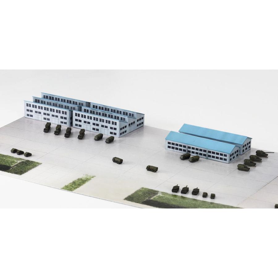 ピットロード(PIT-ROAD) 陸上自衛隊基地1 1/700スケール 未塗装組立キット