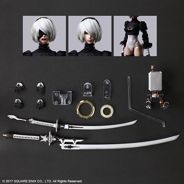 PLAY ARTS改 ヨルハ二号B型 2B DX版 Amazon、アクションフィギュア「ニーア オートマタ PLAY ARTS改