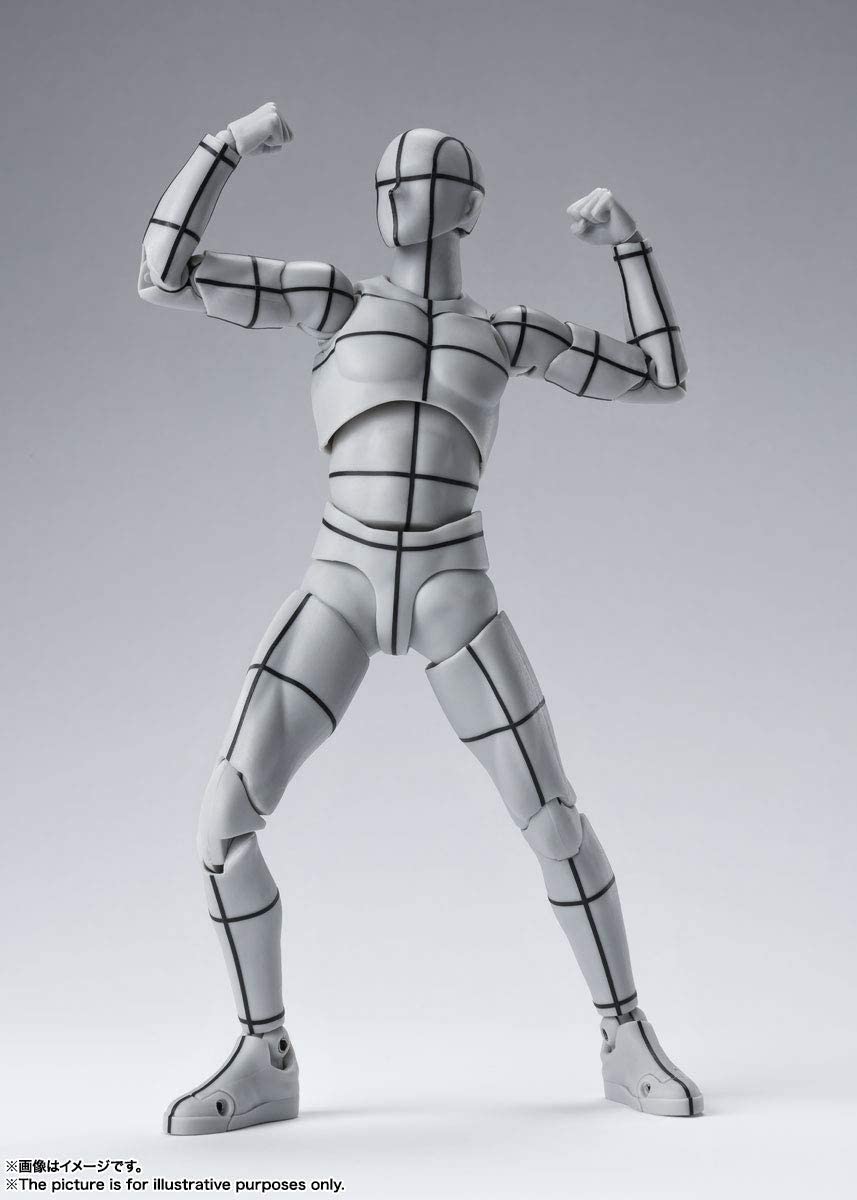 S.H.Figuarts ボディくん -ワイヤーフレーム-(Gray Color Ver.)
