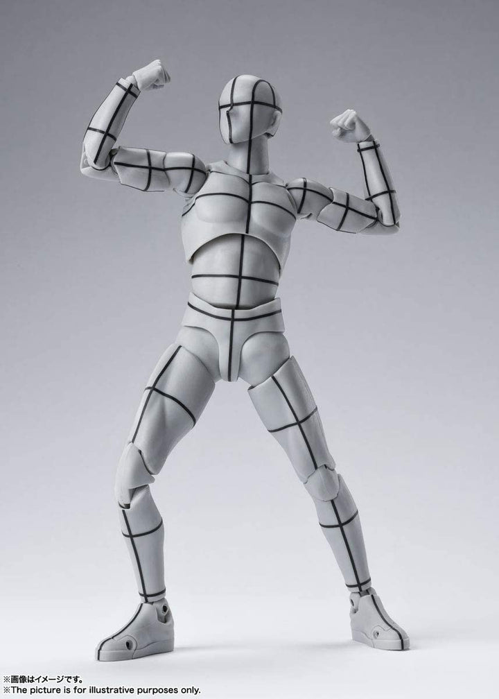 S.H.Figuarts ボディくん -ワイヤーフレーム-(Gray Color Ver.)