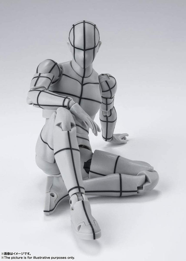 S.H.Figuarts ボディくん -ワイヤーフレーム-(Gray Color Ver.)
