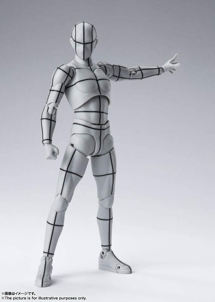 S.H.Figuarts ボディくん -ワイヤーフレーム-(Gray Color Ver.)
