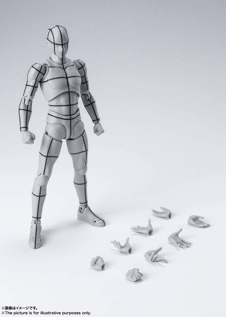 S.H.Figuarts ボディくん -ワイヤーフレーム-(Gray Color Ver.)